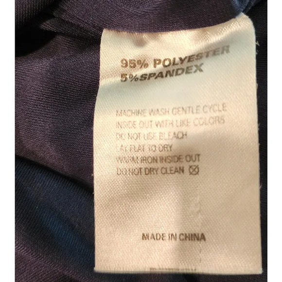 Boston Proper Navy Blue Halter Banded-Bottom Mock-Neck Knit Top Women's XS - Picture 8 of 11